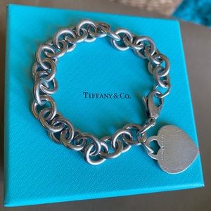 Authentic 925 Tiffany & Co. Heart Tag Bracelet
